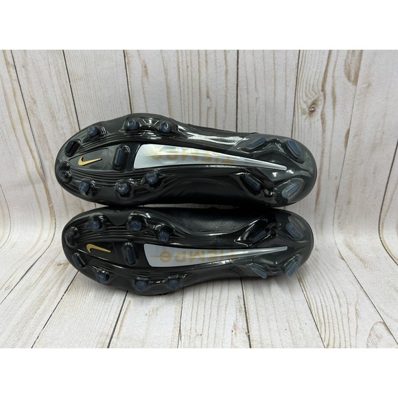 Nike Men\'s Tiempo Legend 9 Elite FG \'Black Metallic Gold Size 7.5 CZ8482 007 main image 9